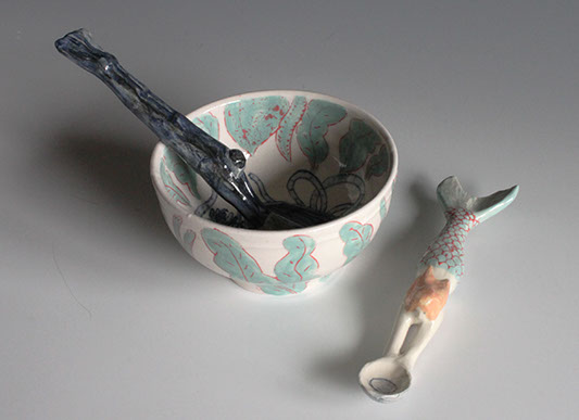 Mermaid spoon and bowl